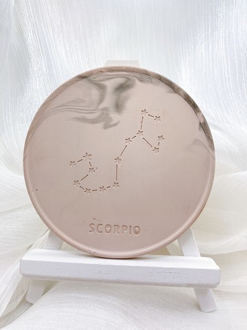 手作 擴香石杯墊 我就是我-天蠍座