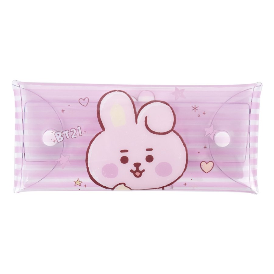 bt21 公式ライセンス商品 グッズ COOKY(MBT-098) ペンケース 小物入れ クリアマルチケース文房具 化粧ポーチ レディース 大人 女子  高校生 中学校 ギフト 通販 LINEポイント最大0.5%GET | LINEショッピング