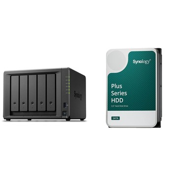 Synology 〈鈔省價〉DS1525+ 5Bay NAS+Synology HAT3300 PLUS 4TB NAS硬碟(X5)
