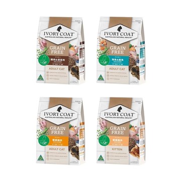澳洲IVORY COAT澳野 無穀全齡貓糧 300g x 3入組