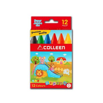 【COLLEEN】可力超酷大蠟筆 12色 / 盒 SC-12
