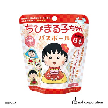 日本nol-櫻桃小丸子入浴球(泡澡球/限量/洗澡玩具/交換禮物)
