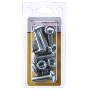 721 傘頭機械牙螺絲 附帽 M8X25mm 6組