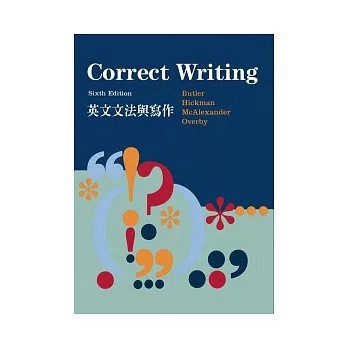 <麗文校園購>Correct Writing (6ed. 2011) 英文文法與寫作   9789866121098