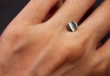 圖樣系列-釘子頭925耳釘(單支/一對)