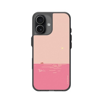 iPhone 17 Clear (相機按鈕) 酷墨灰 - Taku Bannai 坂内拓 - Passenger boat｜粉海的歸航