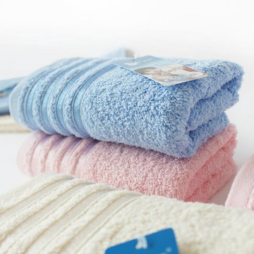 潔玉130g加厚純棉洗臉大毛巾長毛圈柔軟吸水好厚實素色限量特價