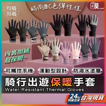 【冬天保暖騎車必備】防潑水機車手套 手套 防風手套 現貨 觸控手套 騎車手套 保暖手套 防寒手套 冬天手套 羊毛手套