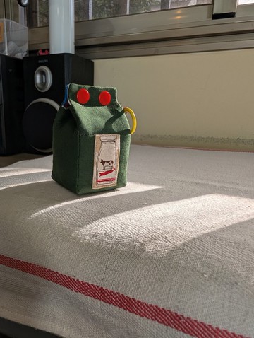 牛奶零錢包掛飾