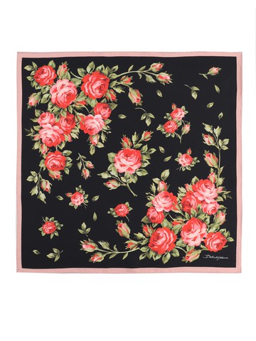 dolce & gabbana silk scarf