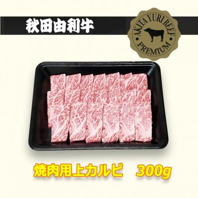 ふるさと納税 由利本荘市 秋田由利牛焼肉用上カルビ300g