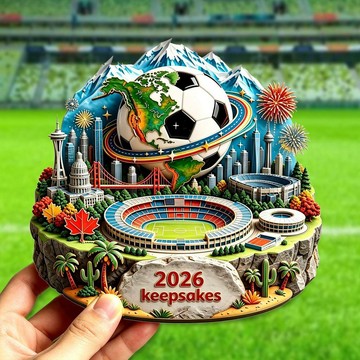 🔥桃園有貨🔥2026正版世界盃冰箱貼加厚立體質感冰箱貼不掉色足球高清立體雕刻