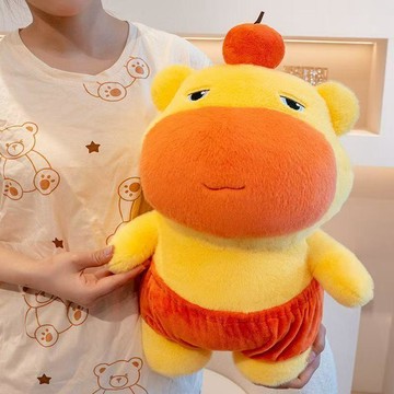臺灣出貨🎊水豚玩偶可愛表情毛絨玩具公仔嚕嚕搞怪抱枕送女友孩子生日禮物大減價🎁
