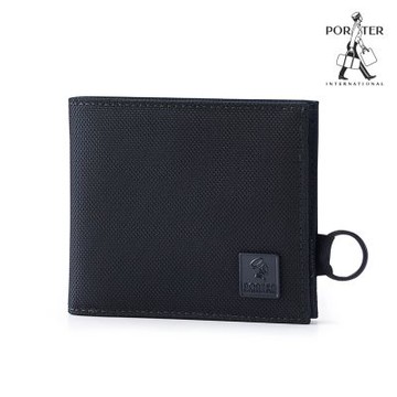 PORTER INTERNATIONAL - 自信經典NEW HEAT雙折零錢短夾- 深藍