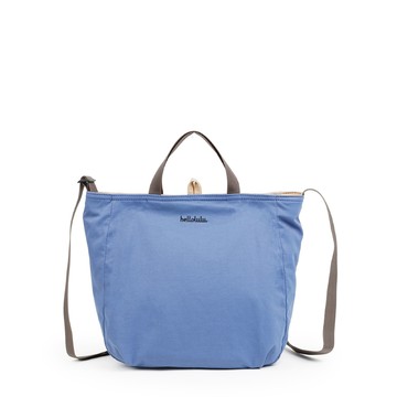 Hellolulu 環保系列JOLIE雙面兩用斜背包(S)-經典藍/土褐