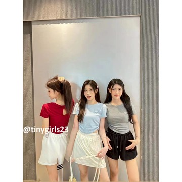 【太妮絲YS08】現貨 韓系 辣妹款 紅色 酒紅色 INS風 鏤空 側拉繩 蝴蝶結 背挖空 抽