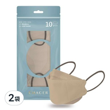 CHACER 佳和口罩 4D立體醫用口罩 大童用 KF94  伯爵太妃  2袋  10片