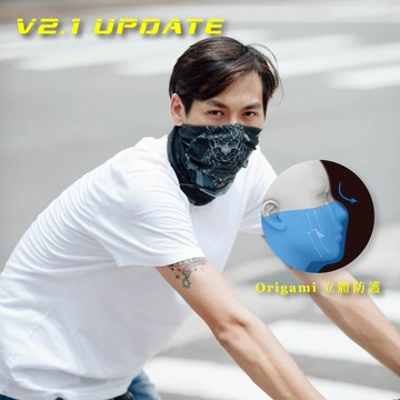 【淨對流】抗霾魔術頭巾V2.1 石獅與象牙球