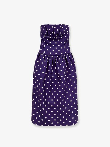 Satin dotted midi dress - SELF PORTRAIT - gender_Woman