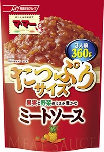 マ・マー 果実と野菜のうまみ 豊かなミートソース 360G×5個