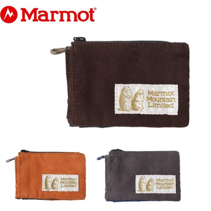 マーモット Marmot 財布 メンズ レディース 四角友里コラボレーション Suede Wallet スウェードウォレット TOAOJA16YY  od LINEショッピング