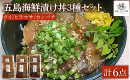 五島 海鮮 漬け丼 セット 五島市 五島くんせい工房 [PDD005]