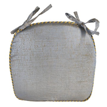 J&N 雅致滾條餐椅墊 2件組 100%聚酯纖維  43 x 43 x 3cm  磚紅色