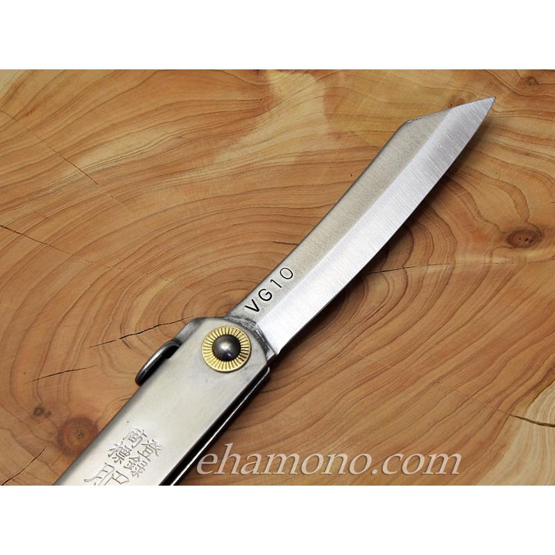 肥後守　V金10号（VG10）ステンレス〜Higonokami Knife VG10