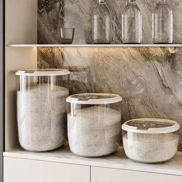 食品級米桶裝米桶家用防蟲防潮密封食品級大米收納盒廚房米缸面粉