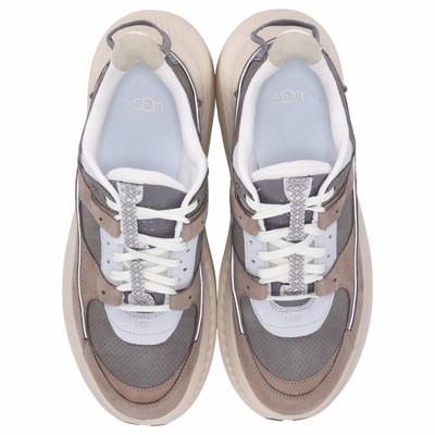 UGG アグ 厚底ヌバックメッシュスニーカー ベージュ系グレー系グレージュ UGG アグ スニーカー メンズ レディース 厚底 CA805 V2 NUBUCK