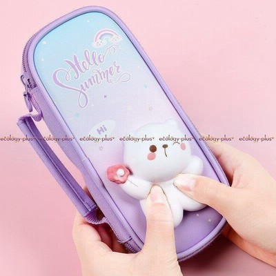 ストレス解消 アイデアの多機能な筆箱 大容量 漫画 可愛い 文房具ケース キャンバスのペンケース ウサギちゃんを抓ってストレス解消 通販 Lineポイント最大get Lineショッピング