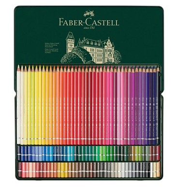 Faber-Castell水性色鉛筆綠色精緻鐵盒裝120色組*117511【APP滿額下單10%點數(單一帳號最高5000點)】1/31止