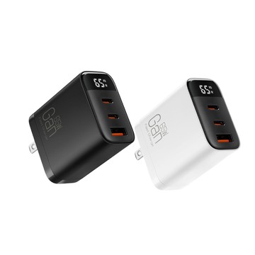 A-MORE 數顯65W氮化鎵充電器