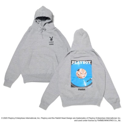 DREAMTEAM dream Team ドリームチーム × Playboy プレイボーイ Side A Hooded Pullover DT-680  パーカー フーディ 長袖 メンズ ブランド | LINEブランドカタログ