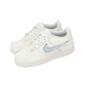 Nike 休閒鞋 Air Force 1 JES GS 大童 女鞋 白 經典 AF1 IR0595-101