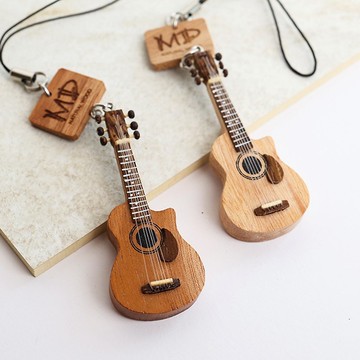 MD 仿真樂器吊飾 民謠吉他 有弦款 acoustic guitar