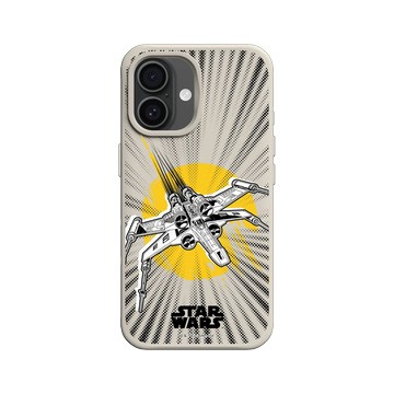 iPhone 16 SolidX 貝殼灰 - 迪士尼-星際大戰 Star Wars - 星際大戰 – X 翼戰機