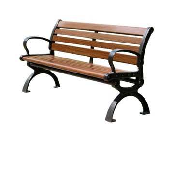 公園椅戶外長椅子鋅合金室外長凳庭院休閑座椅防腐鐵藝椅靠背排椅