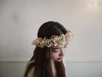 【可訂製】精靈頭冠花 森系質感 外拍首選