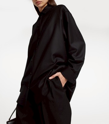 The Row Caroline virgin wool shirt