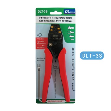 鉅玉經典｜新型棘輪式端子鉗-3.5平方 DLT-3S