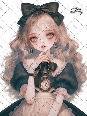 original sticker no.1982 人物貼紙 原創貼紙 原創人物貼紙 裝飾貼紙 cotton melody