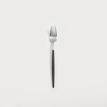 葡式 設計風潮 22.4cm 不銹鋼主餐叉│黑銀│單品