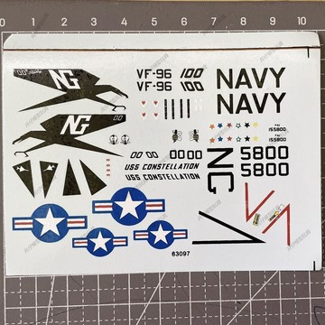 【台灣出貨】🔥免運 63097-CT403 1比144 F-4J 戰機水貼紙
