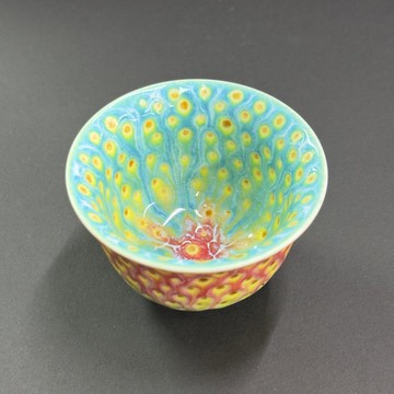 No. 01 / 孔雀開屏 Peacock / 吉祥杯 70 ml