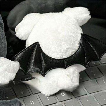 ✨冬日特惠☜桃園出貨✨高顏值小惡魔套裝10cm棉花娃娃用項圈惡魔蝙蝠翅膀娃衣套裝便宜