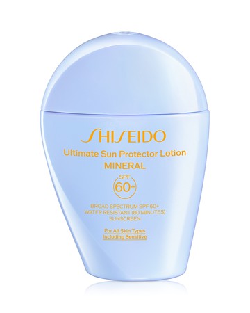 Shiseido Ultimate Sun Protector Lotion Mineral Spf 60+ Mineral Sunscreen for Face & Body 1.6 oz.