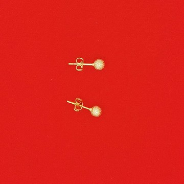 新款 越南沙金黃銅鍍金耳線耳釘耳扣久不褪色女士耳墜磨砂光面耳