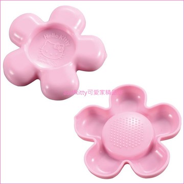 asdfkitty可愛家☆KITTY花朵造型磨泥器/小型研磨器-磨薑.蒜頭.巧克力.不怕磨破手-日本正版商品