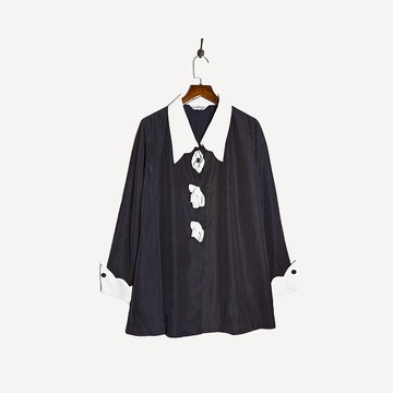 【蛋植物古著】華爾之姿白領古著襯衫